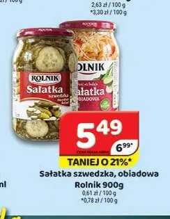 Sałatka szwedzka Rolnik promocja w Delfin