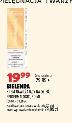 Krem nawilżający na dzień Bielenda Epidermalogic promocja w Drogerie Natura