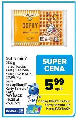 Gofry mini promocja w Carrefour