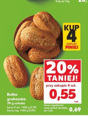 Bułka grahamka promocja w Kaufland