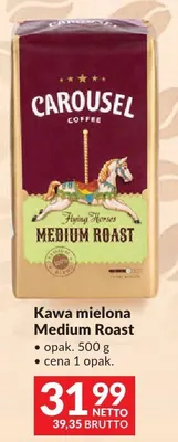 Kawa mielona Carousel Medium Roast promocja w Makro