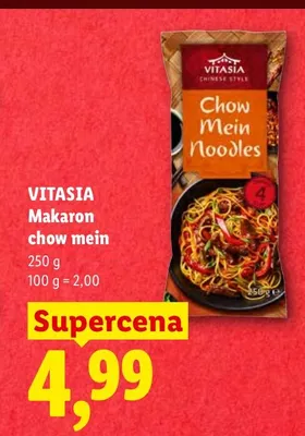 Makaron chow mein Vitasia promocja w Lidl