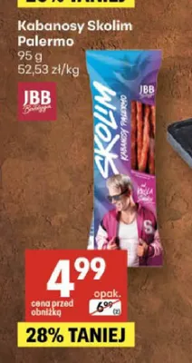Kabanosy Skolim Palermo promocja w Delikatesy Centrum