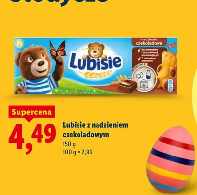 Lubisie z nadzieniem czekoladowym promocja w Lidl