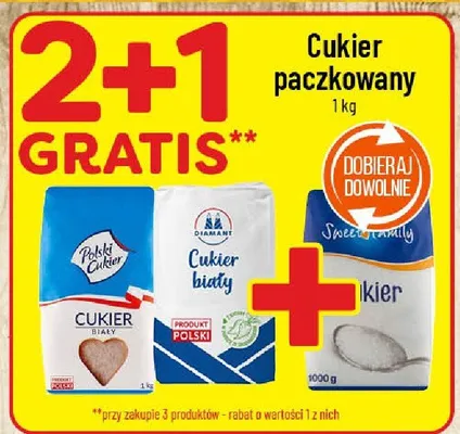 Cukier paczkowany promocja w POLOmarket