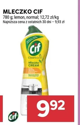 Mleczko do czyszczenia Cif Cream Normal promocja w Stokrotka