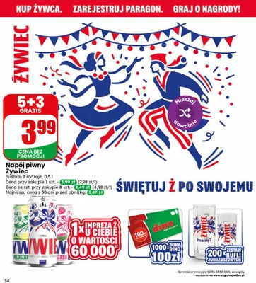 Piwo Żywiec Premium promocja w Dino