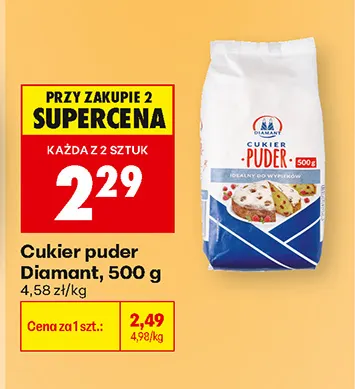 Cukier puder Diamant promocja w Biedronka