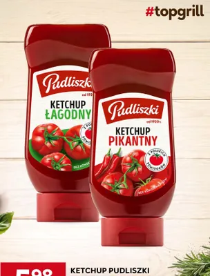 Ketchup łagodny Pudliszki promocja w Stokrotka