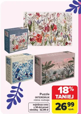 Puzzle Interdruk różne rodzaje promocja w Carrefour