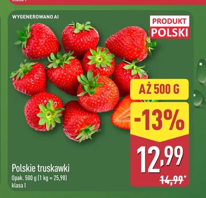 Truskawki polskie promocja w Aldi