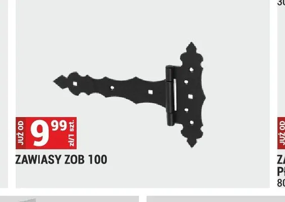 Zawiasy ZOB 100 promocja w Merkury Market