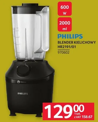 Blender kielichowy PHILIPS HR2197/01 promocja w Selgros