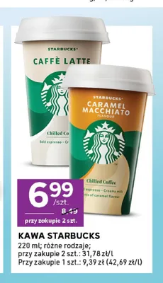 Kawa Starbucks Caramel Macchiato promocja w Stokrotka