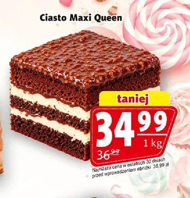 Ciasto Maxi Queen Kraina Ciast promocja w Prim Market
