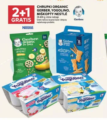 Chrupki Gerber Organic for Baby promocja w Stokrotka