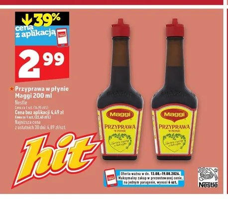 Przyprawa w płynie Maggi promocja w TOPAZ
