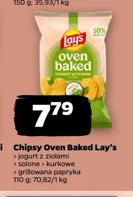 Chipsy Oven Baked Lay's grillowana papryka promocja w Netto