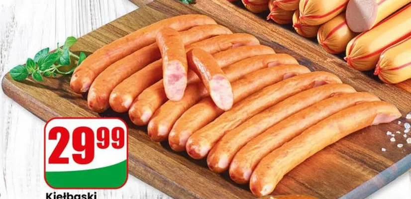 Kiełbaski Leszczyńskie promocja w Dino