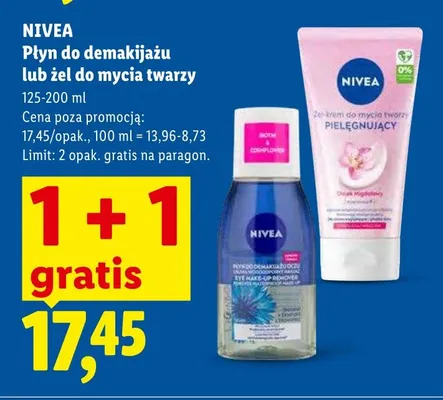 Płyn do demakijażu Nivea promocja w Lidl