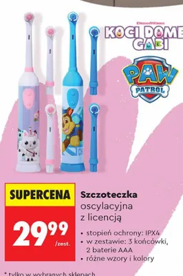 Szczoteczka oscylacyjna z licencją promocja w Biedronka