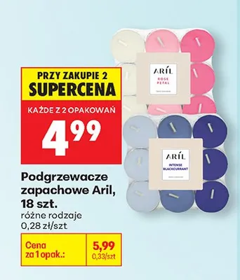 Podgrzewacze zapachowe różne rodzaje promocja w Biedronka