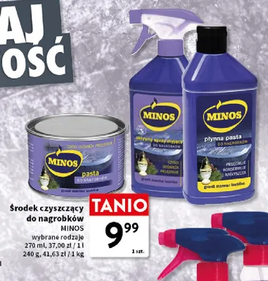 Środek czyszczący do nagrobków Minos promocja w Intermarche