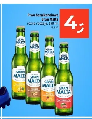 Piwo bezalkoholowe Gran Malta Watermelon promocja w Dealz