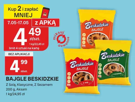 Bajgle Beskidzkie klasyczne promocja w Chorten