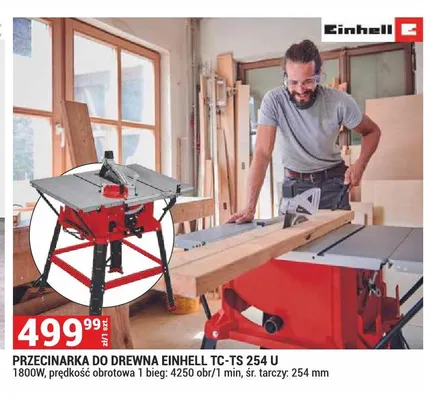 Przecinarka do drewna Einhell TC-TS 254 U promocja w Merkury Market