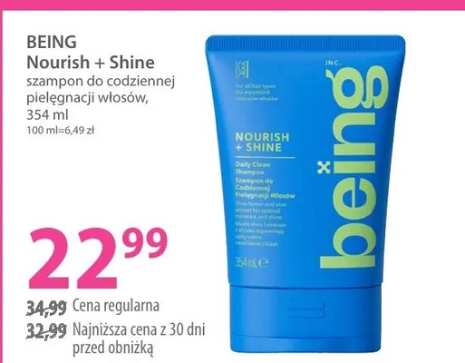 Szampon Nourish + Shine do codziennej pielęgnacji włosów promocja w Hebe