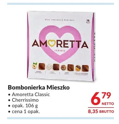 Bombonierka Mieszko Amoretta Classic promocja w Makro