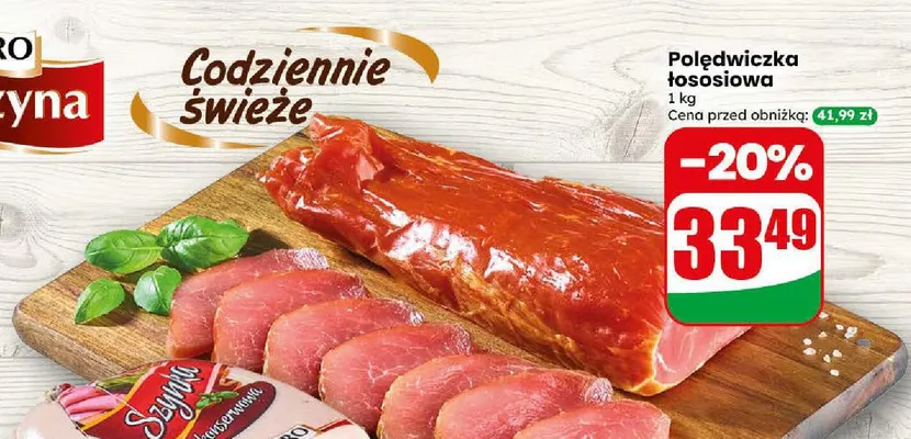 Polędwiczka łososiowa Agro Rydzyna promocja w Dino