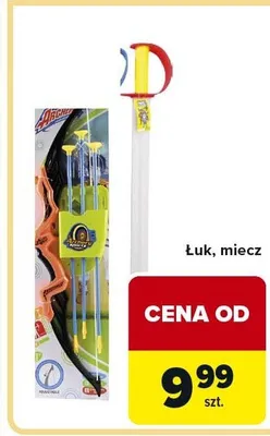 Łuk, miecz promocja w Carrefour