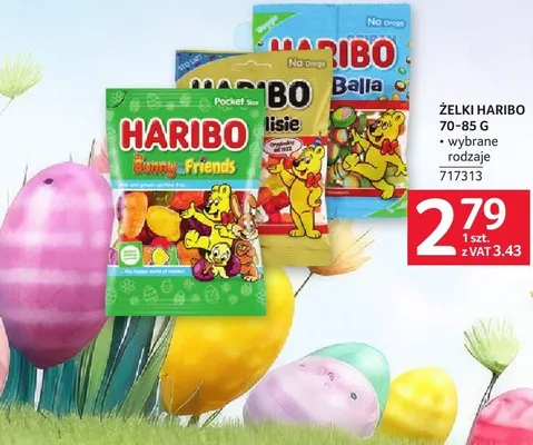 Żelki Haribo 70-85g różne rodzaje promocja w Selgros
