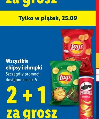 Chipsy Lay's Paprika promocja w Lidl