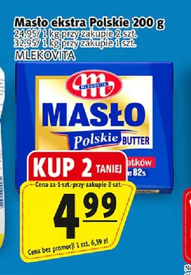 Masło ekstra Polskie Mlekovita promocja w Prim Market
