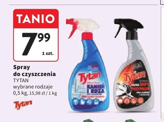 Spray do czyszczenia Tytan promocja w Intermarche