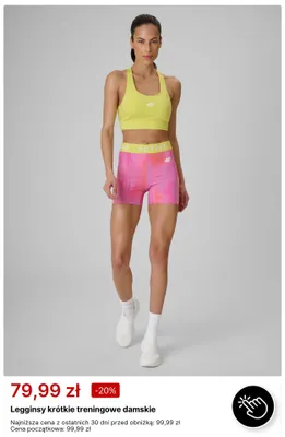 Legginsy krótkie treningowe damskie 4F promocja w 4F