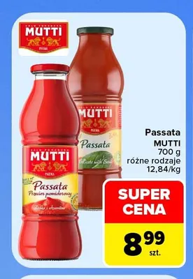 Passata Mutti promocja w Carrefour