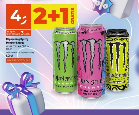 Napój energetyczny Monster Energy Zero Cukru Ultra Paradise promocja w Dealz