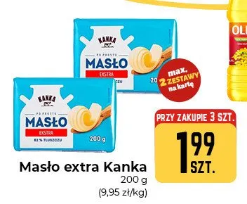 Masło extra Kanka promocja w Społem Częstochowa