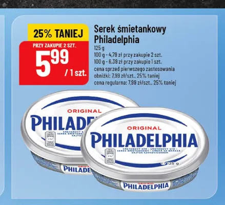 Serek śmietankowy Philadelphia Original promocja w POLOmarket