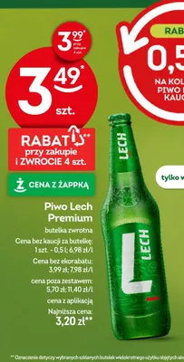 Piwo Lech Premium promocja w Żabka