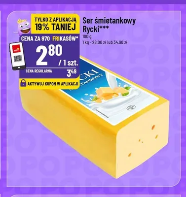 Ser śmietankowy Rycki promocja w POLOmarket