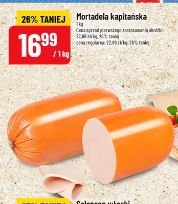 Mortadela kapitańska promocja w POLOmarket