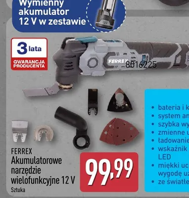 Akumulatorowe narzędzie wielofunkcyjne 12V Ferrex promocja w Aldi