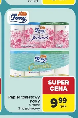 Papier toaletowy Foxy promocja w Carrefour