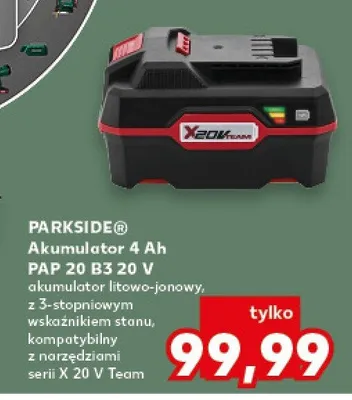 Akumulator 4 Ah PAP 20 B3 20 V promocja w Kaufland