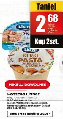 Pasta jajeczna z kurkami promocja w Supeco